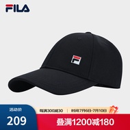 斐乐（FILA）官方棒球帽情侣款新款休闲通勤帽子鸭舌帽男帽女 传奇蓝-NV XS