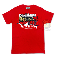 Kolok Kaos Distro Original Dirgahayu Indonesia 17 agustus 78 th Cotton Combed 24s Premium