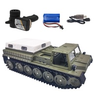 WPL E-1 E1 RC Tank Toy 2.4G Super RC Tank 4WD Crawler Tracked Remote Control Vehicle Charger Battle 