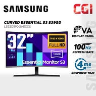 Samsung 32" LS32D390GAEXXS VA FHD 100Hz 4ms Curved Essential Monitor