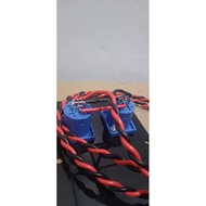 2-HOLE SPEAKER BOX IRON PLATE 14.5 x 9CM SPIKON SOCKET ALREADY ASSEMBLED WITH 2X1.5MM 75CM THREAD CA