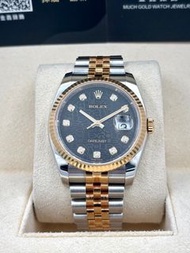 二手 USED ROLEX 勞力士 DATEJUST 116233 黑色電腦面 鑽石字 2010年8月 全套 FULL SET