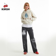 [KIRSH] DOODLE CHERRY PLANET DENIM PANTS  | 23SS | Women Pants | Denim Jeans | Jeans | Jeans Woman |