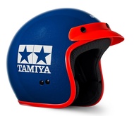 หมวกกันน็อกเปิดหน้า ทามิยะ น้ำเงิน/ขาว หมวกกันน็อค หมวกกันน็อก ขนาด620ซม. ของแท้ HONDA H2C HELMET ร