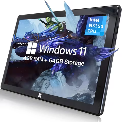 Type-C 10.1 INCH Windows 11 Tablet Intel N3350 Quad Core CPU 4GB RAM 64GB ROM 1920 x 1200 IPS Dual C