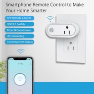 涂鴉Wifi zigbee智能美規插座15A電量統計Smart life APP遠程控制