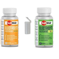 SaltStick FASTCHEWS ®     Variety 2-Pack - 60 Botol Tart Orange & Zesty Lemon-Lime dengan Tube Race 