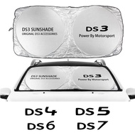 Car Windshield Sun Shade Cover For DS Citroen DS3 Cabrio DS4 DS5 Prestige DS6 DS7 Anti UV Sun Visor 