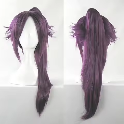 2025 11 Anime BLEACH Shihouin Yoruichi Cosplay Wigs High-temperature Fiber Synthetic Base Wig Tiger 