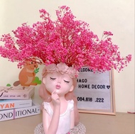 Lọ bình hoa gốm sứ hình cô gái. Kích thước: C27 x R185 x S165cm