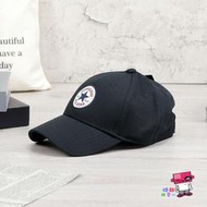 球鞋補習班 CONVERSE CAP 深藍 黑 白 立體 刺繡 鴨舌 老帽 棒球帽 扣式可調 10008476-A01