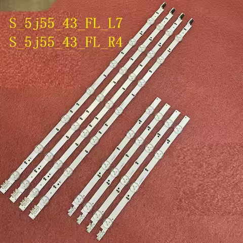 LED Backlight strip for Samsung UE43J5550 UE43J5600 ue43j5502 S_5j55_43_FL_R4 L7 LM41-00117W 00117X 