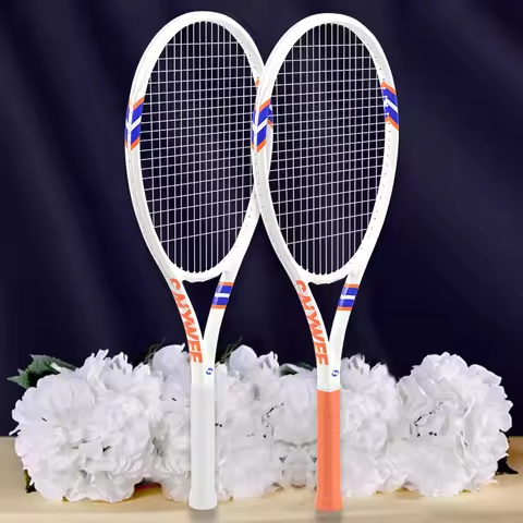 Upgraded POWER2.0 Carbon Fiber Tennis Racket, 290±10g, A Sleek Sophisticated Design, 3D Tactile Labe