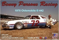 Salbinos J R Model 1/25 NASCAR 1978 Oldsmobile 442 Benny Person Racing Plastic Model SJMBPO1978D Mol