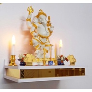 T Thailand White Shelf Small God Table Small Altar Amulet Table Buddha Statue God Table Prayer Altar mini