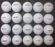 *威全高爾夫*~特選8~9成新( Bridgestone E6+,E7)三層綜合球(共20顆)