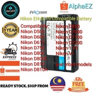 Proocam Nikon EN-EL15 Compatible Battery for Nikon D7100, D600, D800, D800E