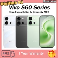 Vivo S60/ Snapdragon 8s Gen 3  / Vivo S60 Vitality / Dimensity 7500/ 6.59"  7200 mAh 90W Charging