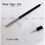 Nail Tip Fen Brush - Specialized Nail Fen Brush for the Nail Industry