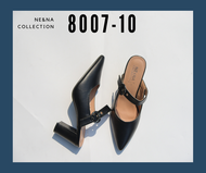 รองเท้าเเฟชั่นผู้หญิงเเบบคัชชูส้นปานกลาง No. 8007-10 NE&amp;NA Collection Shoes