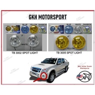 Universal car fog lamp foglamp fog light spotlight sportlight blue white yellow 2 Pcs 3002 ,3INCH /2