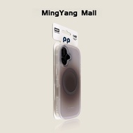 iPhone 16 Phone Case Transparent Light Gray Oval iPhone 16 Pro Max Magnetic New Silicone 15 Pro Shoc