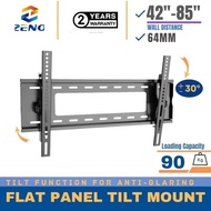 Zeno ST95 TV Wall Mount 40"-85" 600x400mm VESA Low Profile Tilt Universal Mount for Most 40-85 inch