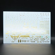 MG Sazabi Ver. Ka gold foiled Gundam decal 沙煞比全燙金高達水貼