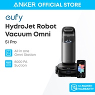 eufy Robot Vacuum Omni S1 Pro with All-in-One Station HydroJet Robot Vacuum and Mop Combo Eco-Clean 