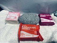 batong panghilod + 3 pcs assorted kagayaku bleaching soap