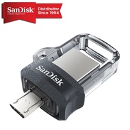 SanDisk Ultra Dual Drive OTG Pendrive m3.0 ( 16GB / 32GB / 64GB / 128GB / 256GB ) USB 3.0 OTG Flash Drive for Android &amp; Computers