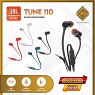 [ SIAP ] JBL Tune 110 In-Ear Headset - JBL T110 Earphone - Garansi