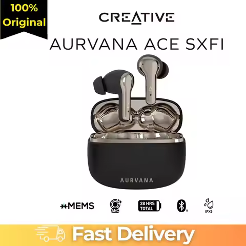 Original genuine Creative Aurvana Ace SXFI - True Wireless IPX5 Earbuds with SXFI Technology, xMEMS 