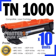 10x DR1000 DRUM TN1000 TONER Cartridge Compatible Brothe* HL 1110 DCP 1510 MFC 1810 MFC 1815 HL 1210