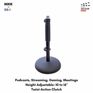 RODE DS1 Microphone Desktop Stand & RODE DS2 Desktop Studio Arm for Broadcast Microphones