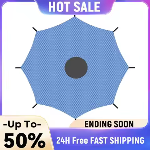 10/12/14ft Trampoline Canopy Anti- Trampolines Sunshade Accessories Waterproof Trampoline Roof for O