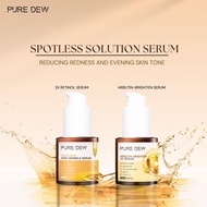 Pure Dew 2 in 1 Hydrating and Glowing Ceramide Barrier Anti Acne VC Serum + 3X Retinol Serum
