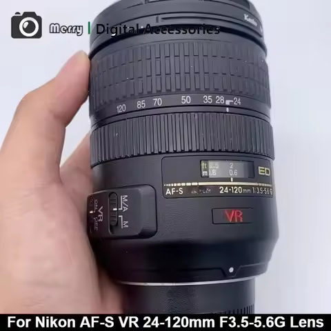 95% New Genuine For Nikon AF-S VR 24-120mm F3.5-5.6G IF-ED Lens Full Frame DSLR Camera
