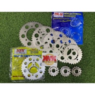 RK-M & SSS 415 Spoket Belakang Rear Depan Sprocket RKM YAMAHA Y15 & LC/Y125Z