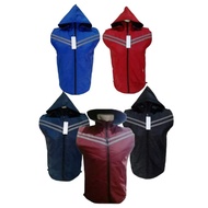 Men's Houdie Vest Parachute Bubble Flame Plate Vest
