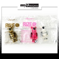 Medicom Bearbrick Be@rbrick 100% RIZE RIP Set Gold Pink White