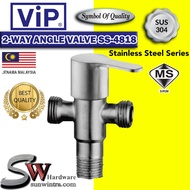 VIP SUS304 STAINLESS STEEL WALL TYPE 2-WAY BIB TAP SS-4818 SS4818 TWO WAY BIB TAP TWO WAY TAP