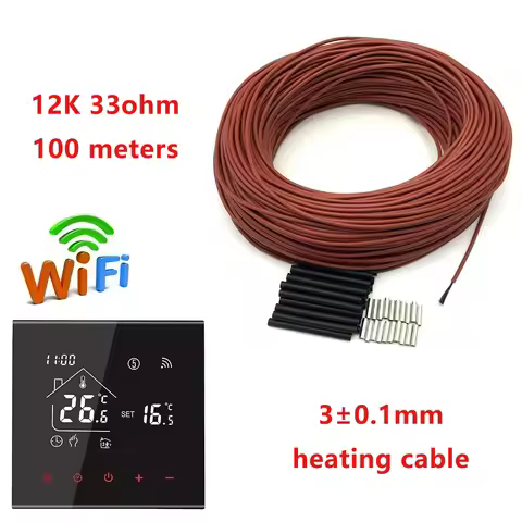 220V Can Choose Wifi App Control Infrared Warm Floor Heating System Underfloor Tile Carbon Fiber Hea