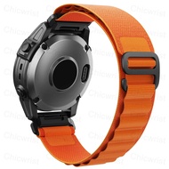 สายนาฬิกาไนลอนเร็ว26 22มม. สำหรับ Garmin Fenix 5 5X บวก7X 6 6X Pro 3/3HR Forerunner 935 945นาฬิกาสาย