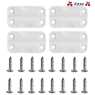 TOSE 4Pcs/Set Cooler Hinges, High Intensity Rectangular Cooler Hinge Replacement, PP With Screws Coo