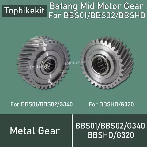 New Bafang Motor Gear Bafang Mid Motor Metal Gear for 8fun BBS0102B BBSHD G320 G340 Ebike Bafang Met