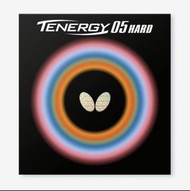 全新日版Butterfly Tenergy 05 Hard (T05H)乒乓球反膠紅色2.1mm