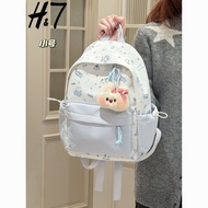H7 3-5DAYS Cartoon Backpack Student Cute Large Capacity Campus School Bag Backpack#beg Sekolah murah
