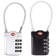 factory 4-digit Password TSA Lock Zinc Alloy No Key Full Mechanical Rustproof Customs Security Check