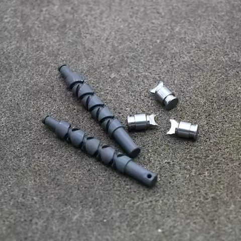 Twisted Shaft Rolling Axis,Crescent-Shaped Spool,Fishing Spinning Reel Refit Repair Accessories,for 